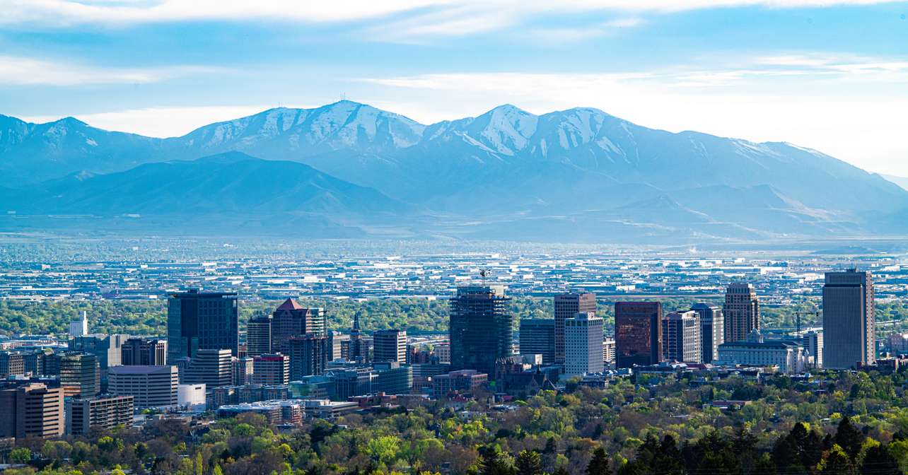 Arial view of the race city.