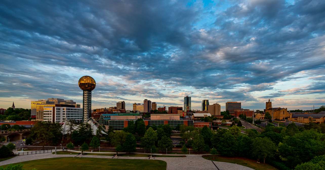 Arial view of the race city.