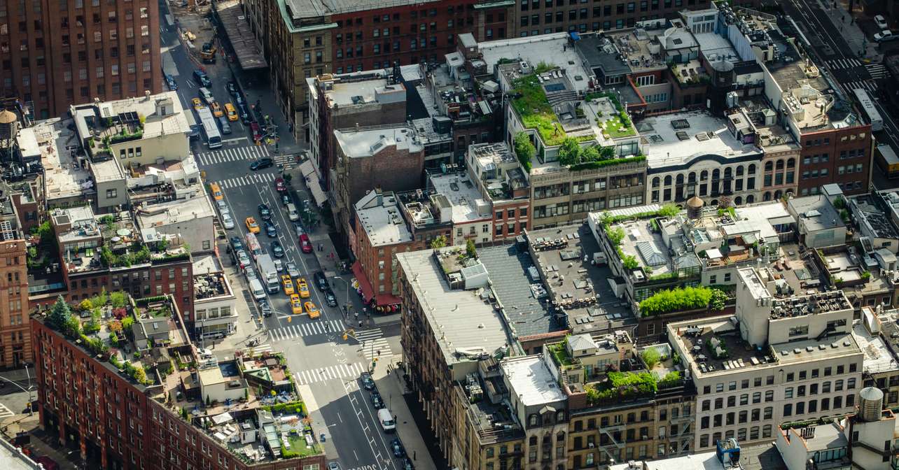 Arial view of the race city.