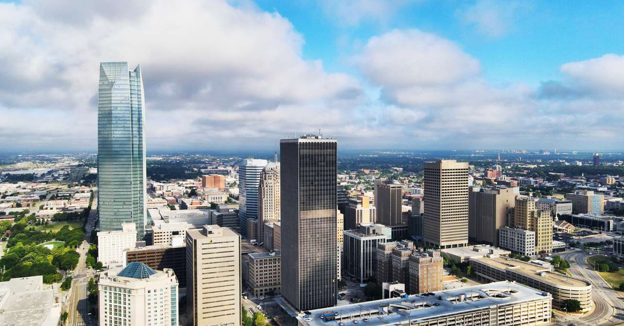 Arial view of the race city.