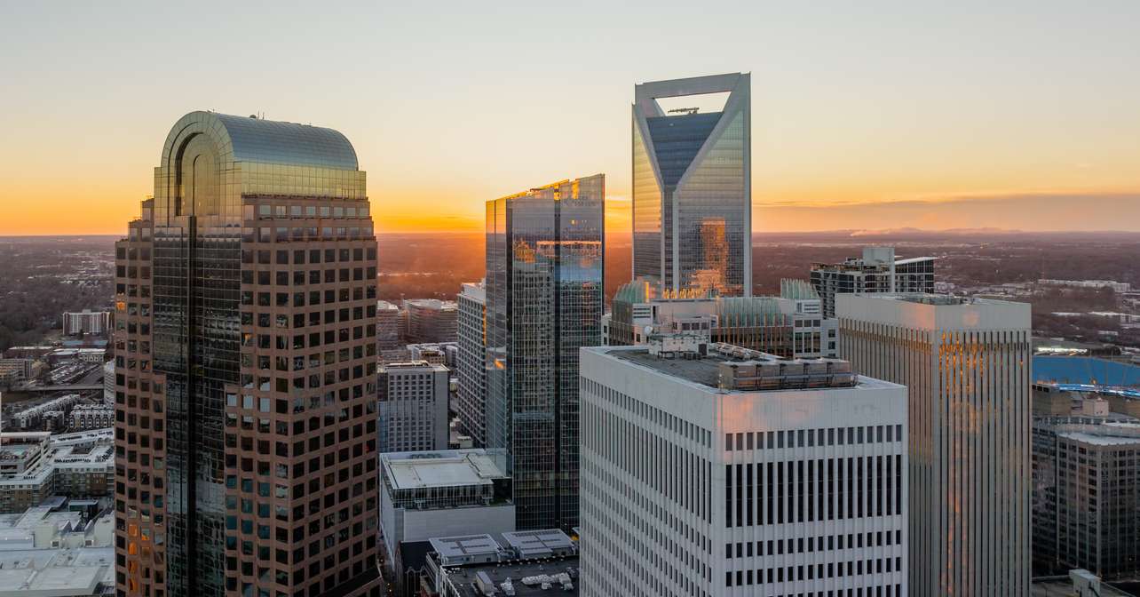 Arial view of the race city.