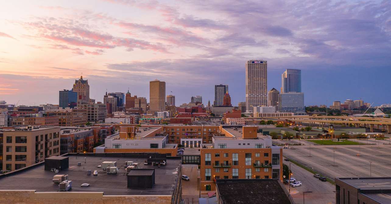 Arial view of the race city.