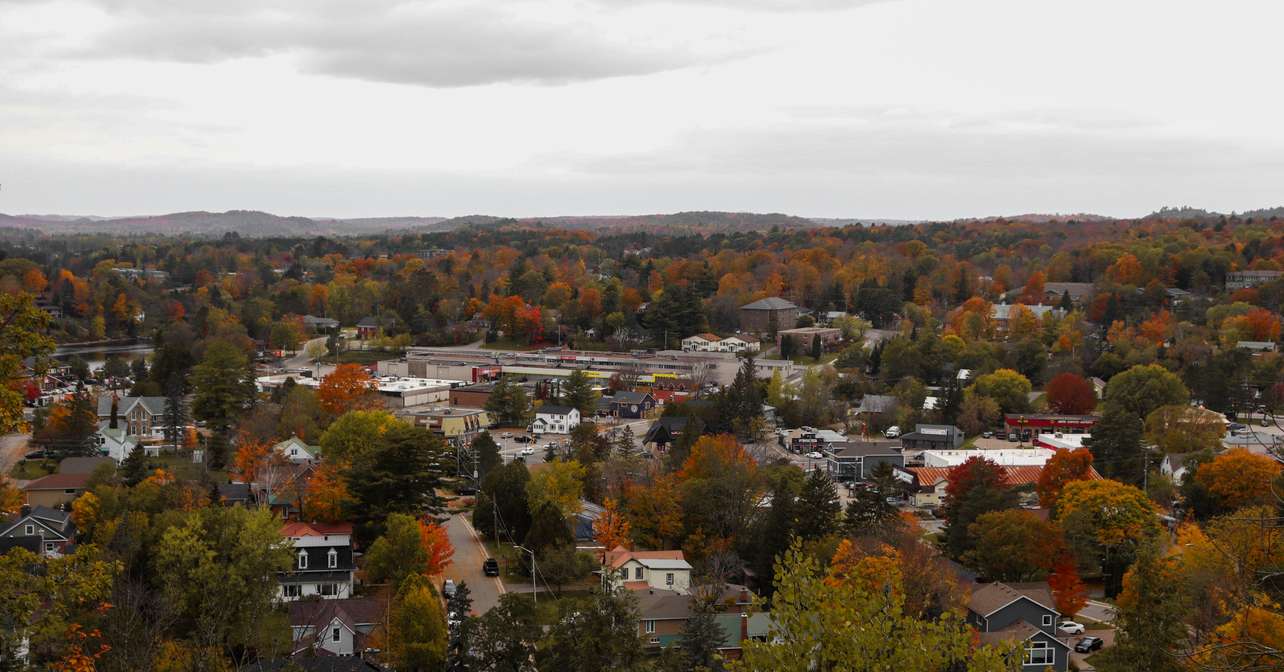 Arial view of the race city.