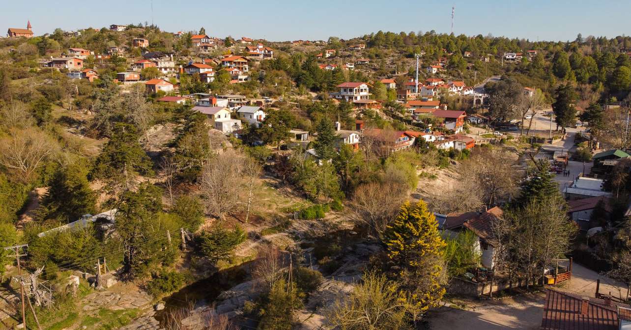 Arial view of the race city.