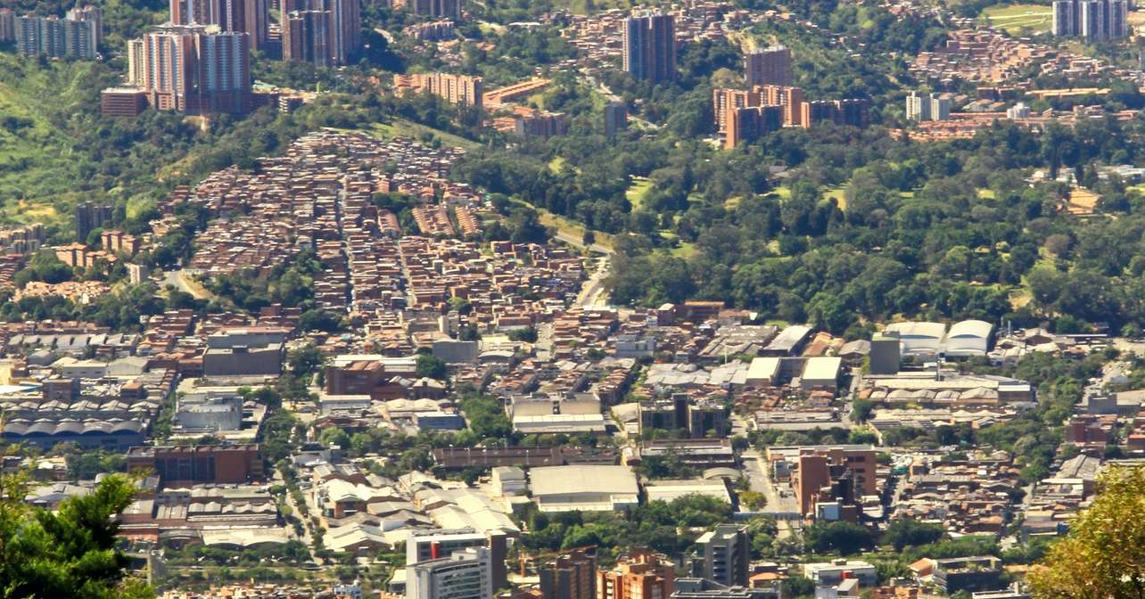 Arial view of the race city.