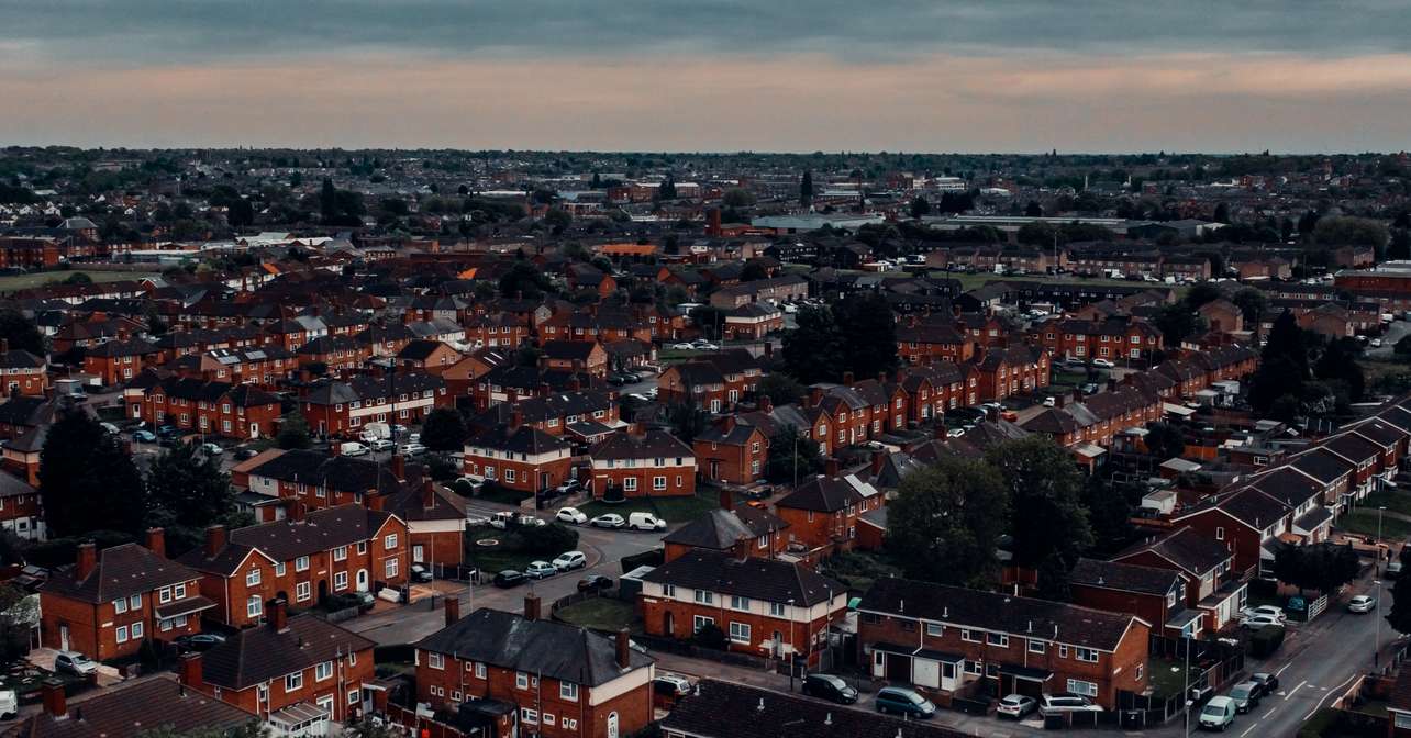 Arial view of the race city.