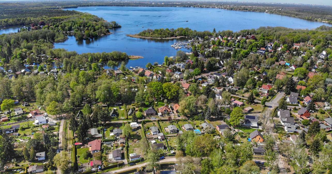 Arial view of the race city.