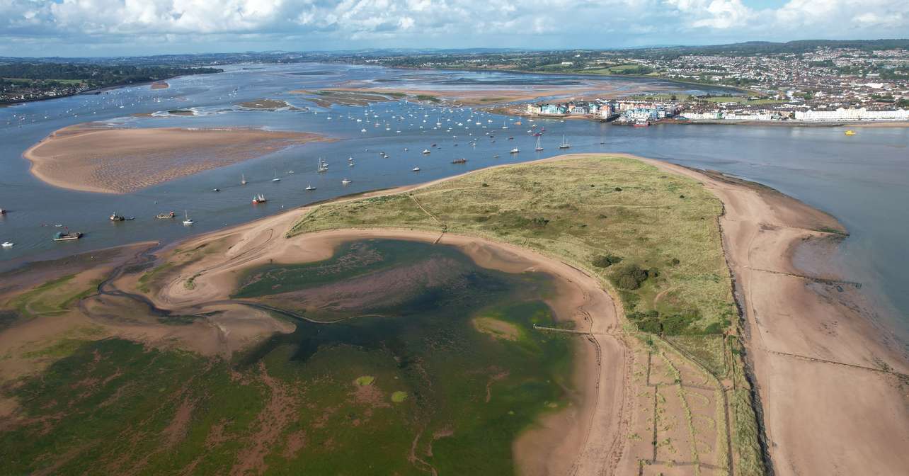 Arial view of the race city.