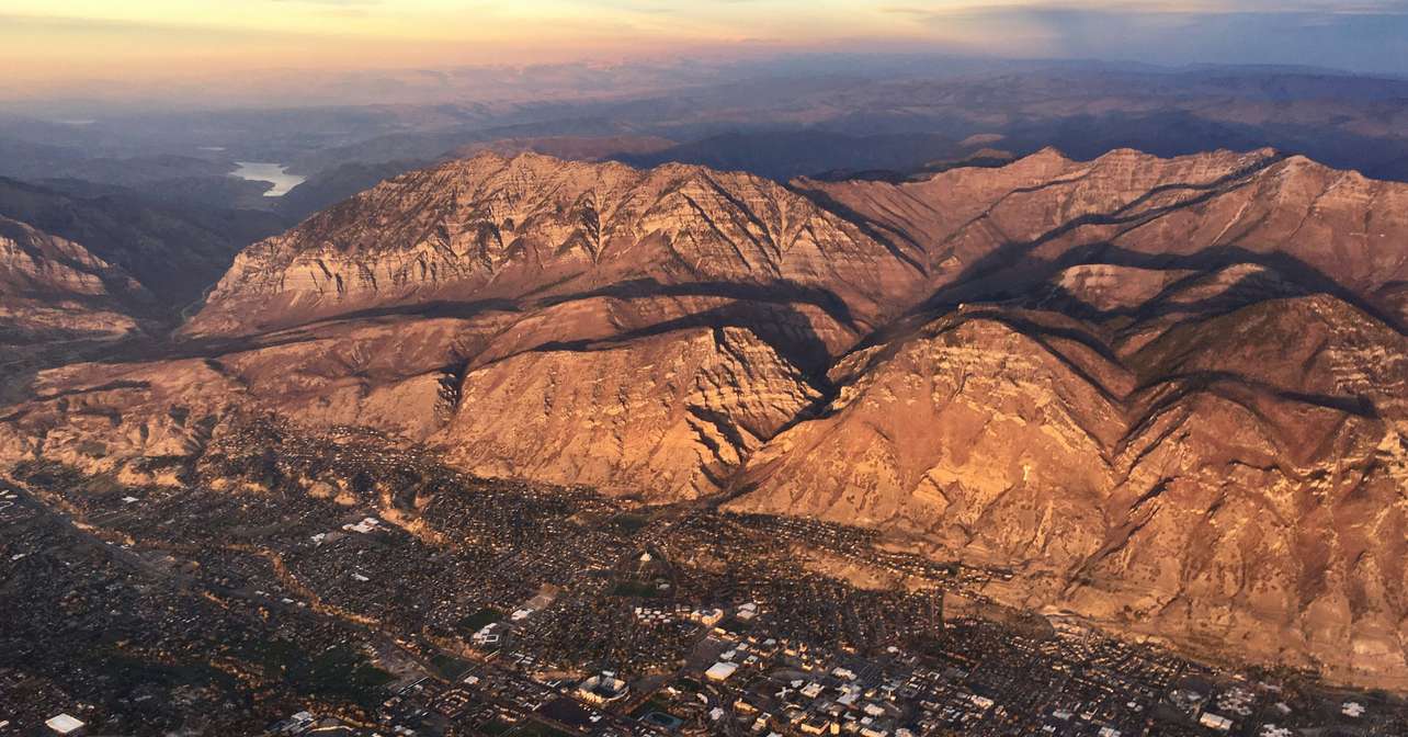 Arial view of the race city.