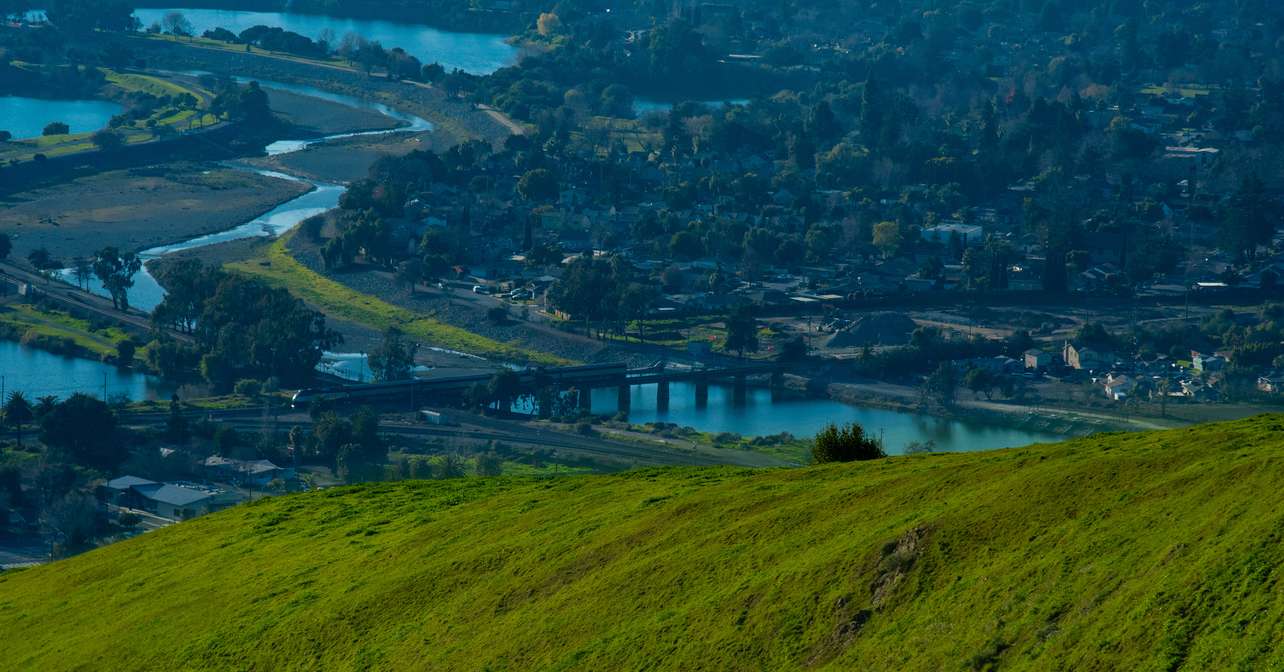 Arial view of the race city.