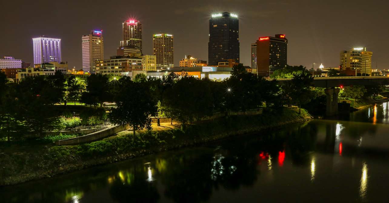 Arial view of the race city.