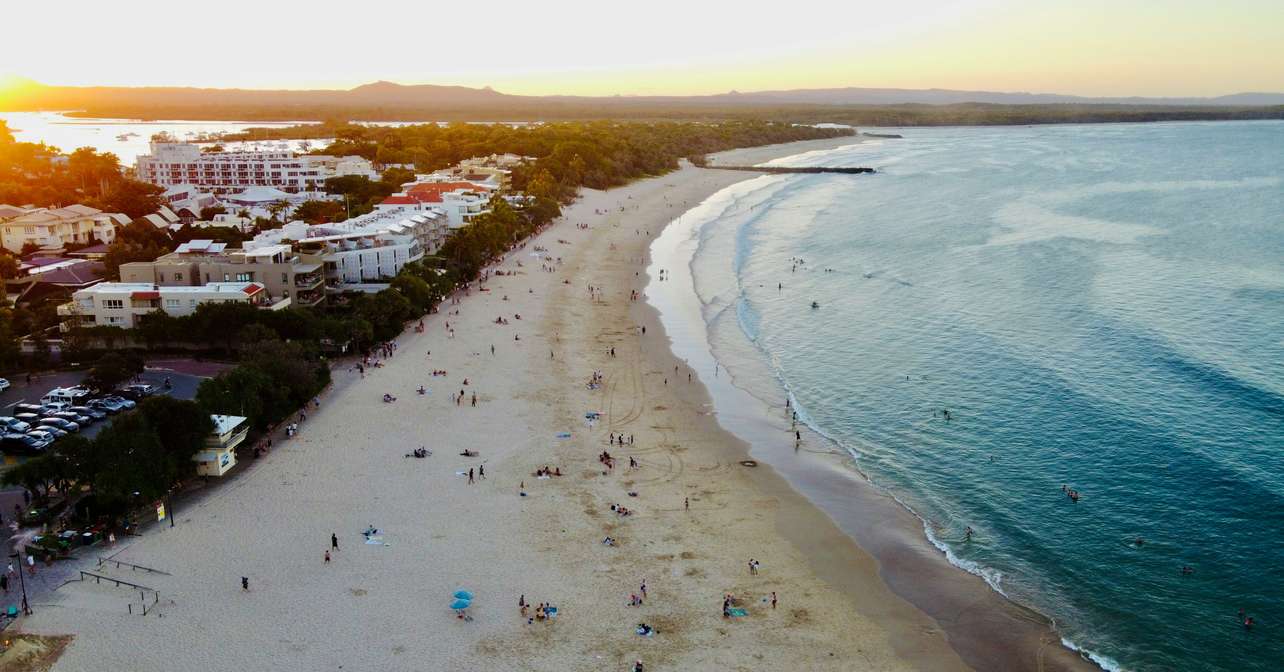 Arial view of the race city.